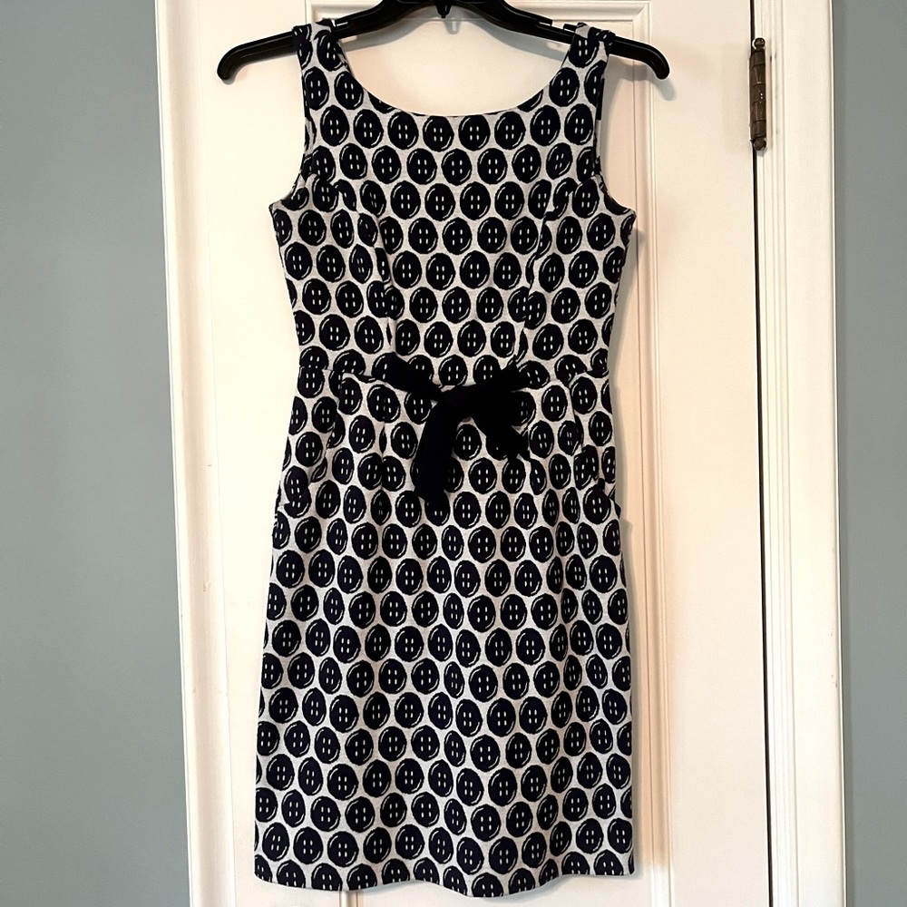 Lilly Pulitzer Evie Button Print Knit Dress Sheath